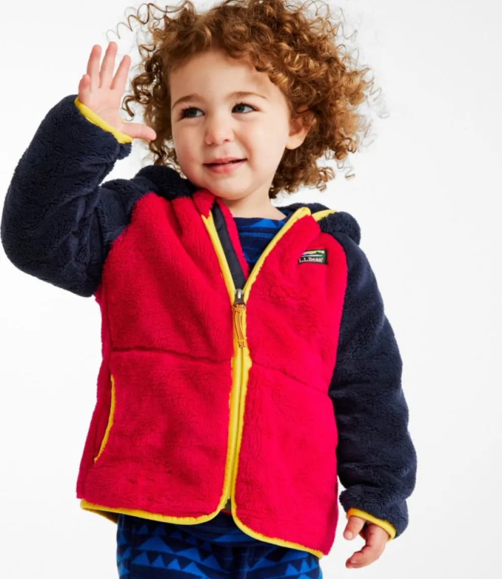 "Toddlers' Hi-Pile Fleece Jacket, Colorblock"-L.L.Bean Hot