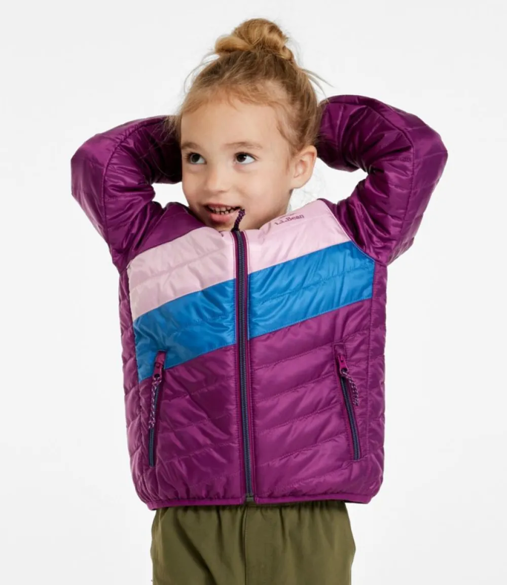 "Toddlers' PrimaLoft Hooded Jacket, Colorblock"-L.L.Bean Fashion