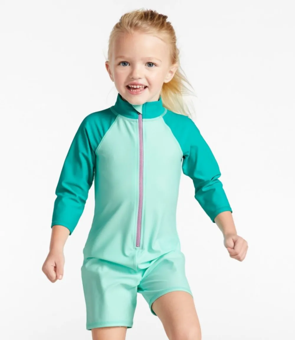 "Toddlers' Sun-and-Surf Bodysuit, Colorblock"-L.L.Bean Cheap
