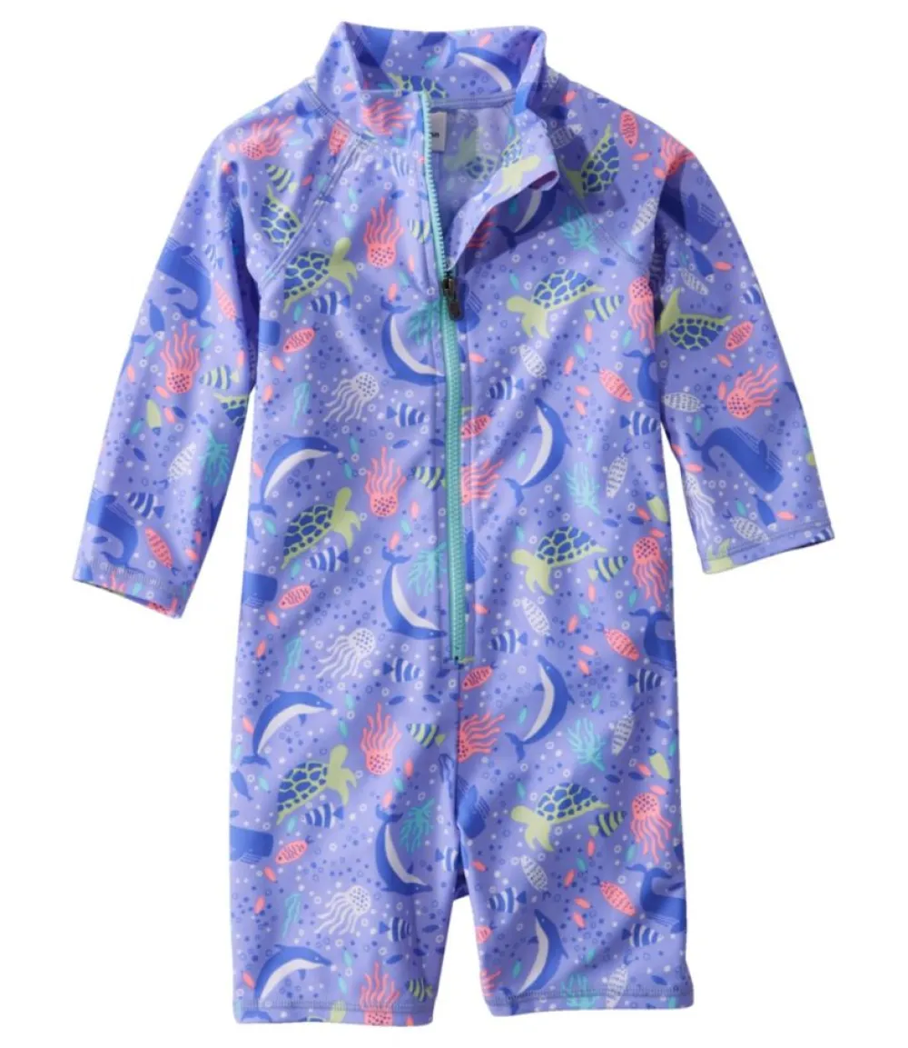 "Toddlers' Sun-and-Surf Bodysuit, Print"-L.L.Bean Flash Sale
