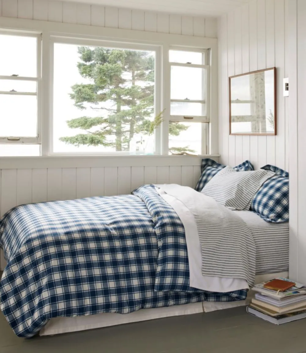 "Ultrasoft Comfort Flannel Pillowcases, Stripe, Set of Two"-L.L.Bean Online