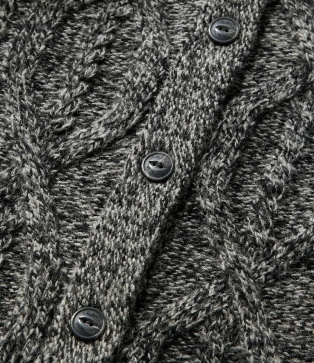 "Women's 1912 Heritage Wool Blend Mockneck Cardigan"-L.L.Bean Online