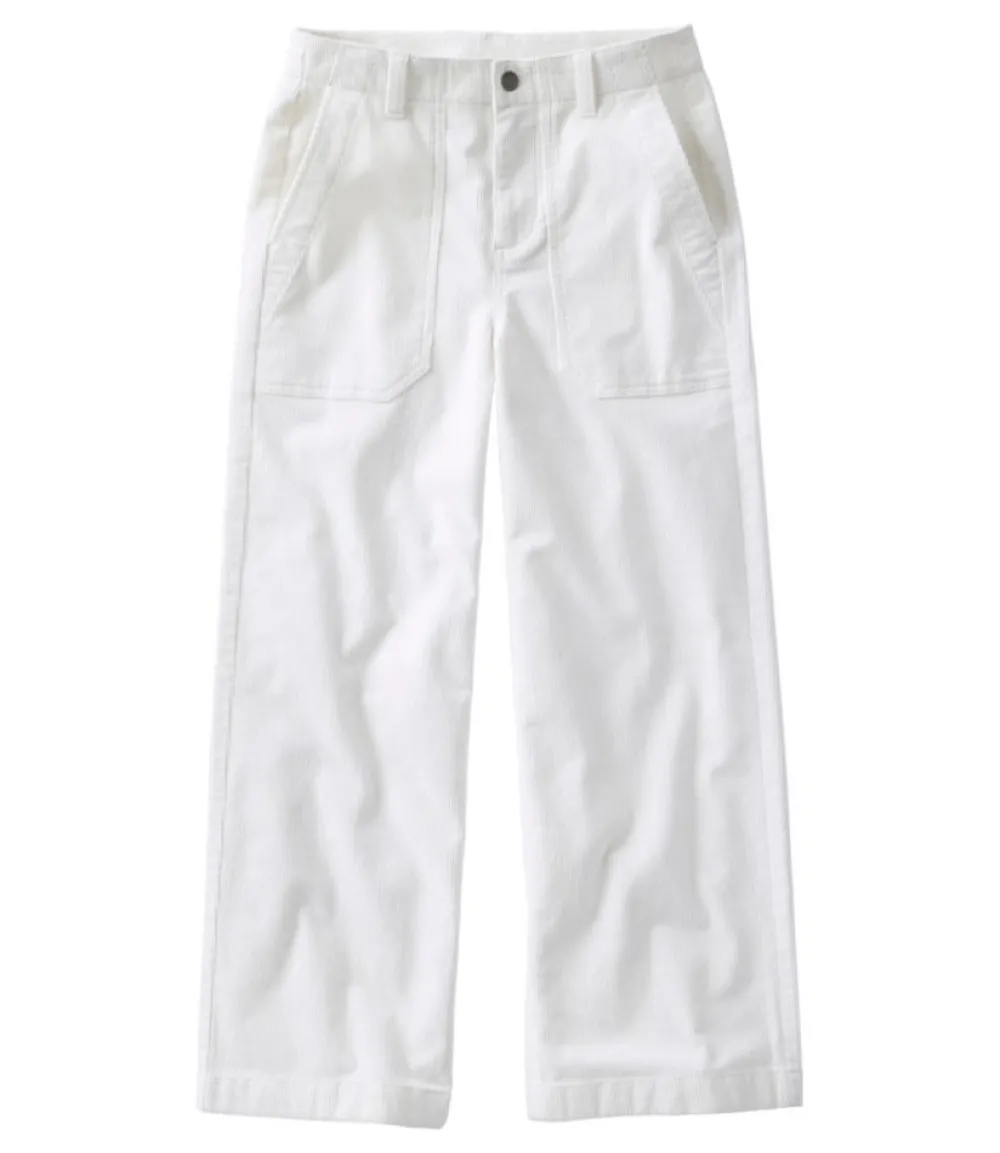 "Women's 207 Vintage Corduroy Pants, High-Rise Wide-Leg"-L.L.Bean Online