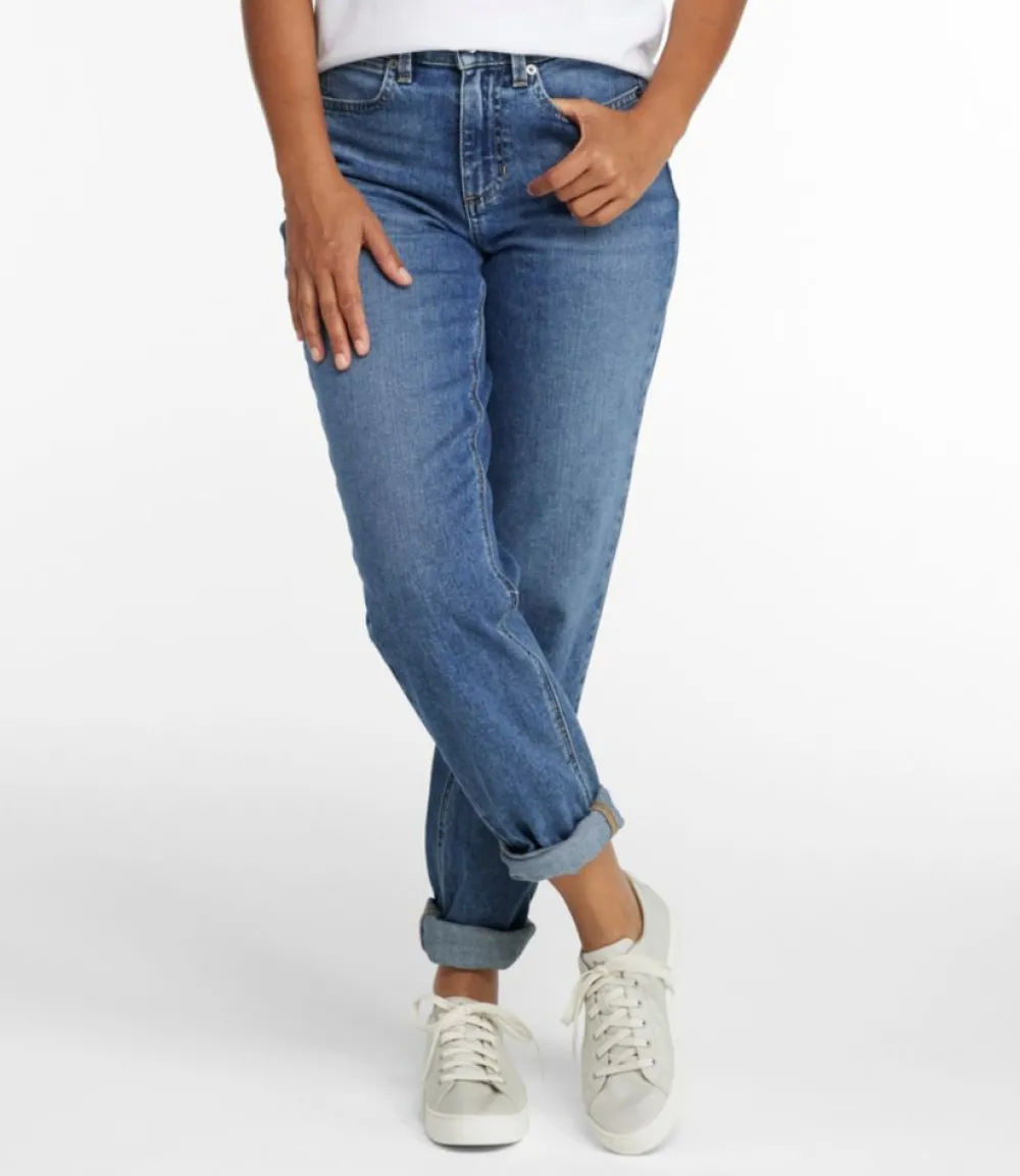 "Women's 207 Vintage Jeans, High-Rise Boyfriend"-L.L.Bean Best