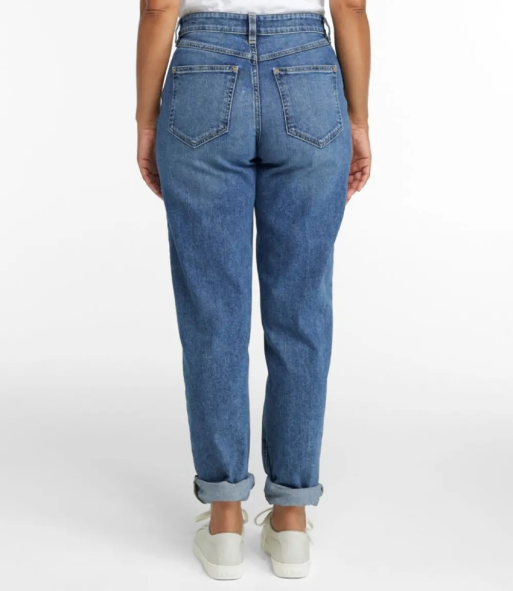 "Women's 207 Vintage Jeans, High-Rise Boyfriend"-L.L.Bean Best