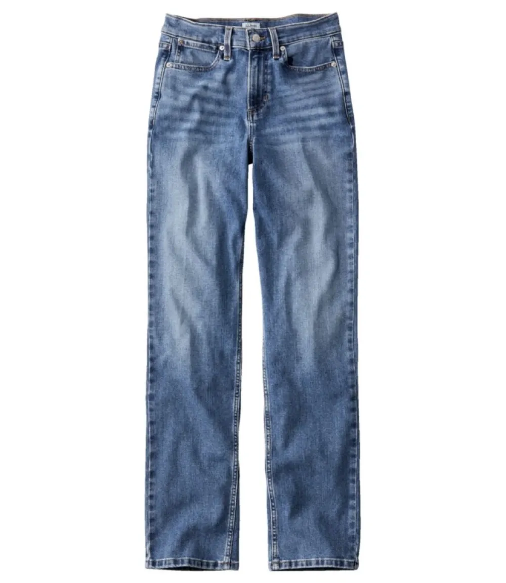 "Women's 207 Vintage Jeans, High-Rise Straight-Leg"-L.L.Bean Cheap