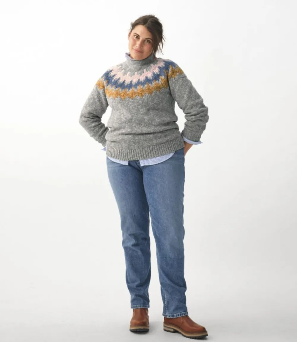 "Women's 207 Vintage Jeans, High-Rise Straight-Leg"-L.L.Bean Cheap