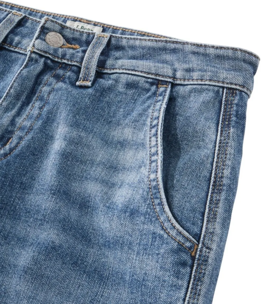 "Women's 207 Vintage Jeans, High-Rise Wide-Leg"-L.L.Bean New