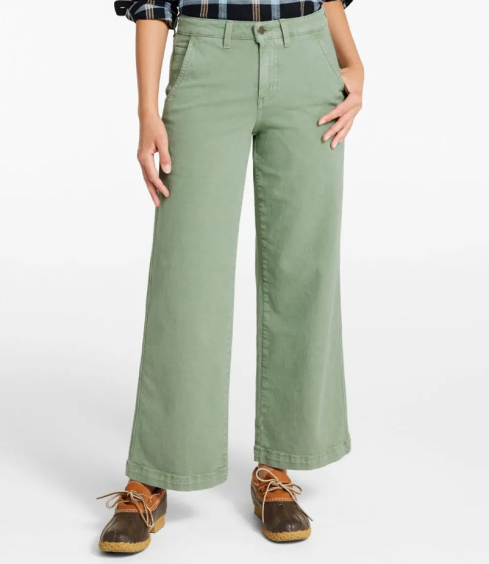 "Women's 207 Vintage Jeans, High-Rise Wide-Leg Colors"-L.L.Bean Outlet