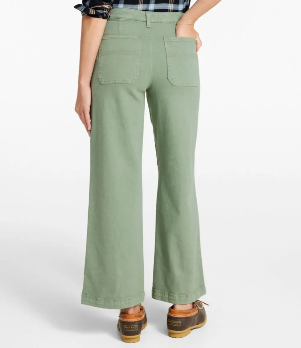 "Women's 207 Vintage Jeans, High-Rise Wide-Leg Colors"-L.L.Bean Outlet