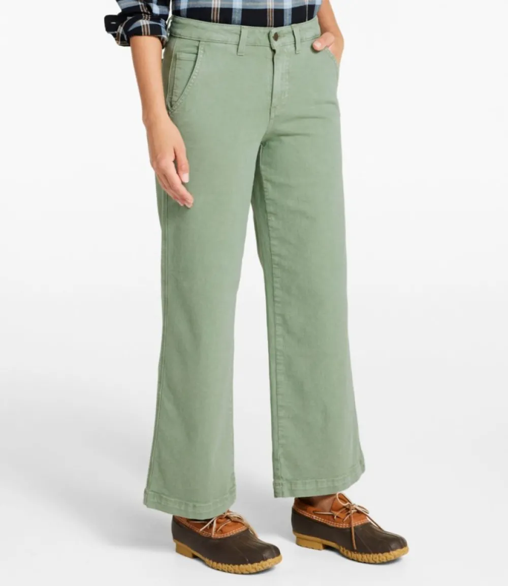 "Women's 207 Vintage Jeans, High-Rise Wide-Leg Colors"-L.L.Bean Outlet