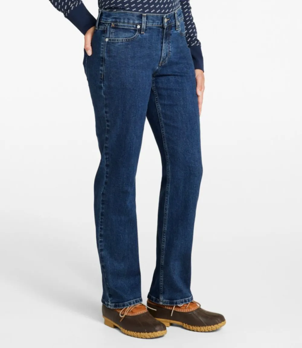 "Women's 207 Vintage Jeans, Mid-Rise Relaxed Straight-Leg"-L.L.Bean Cheap