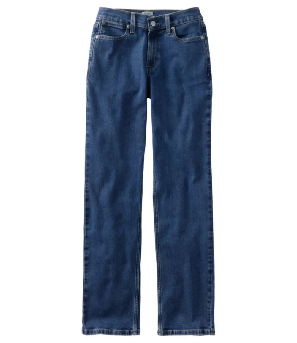 "Women's 207 Vintage Jeans, Mid-Rise Relaxed Straight-Leg"-L.L.Bean Cheap