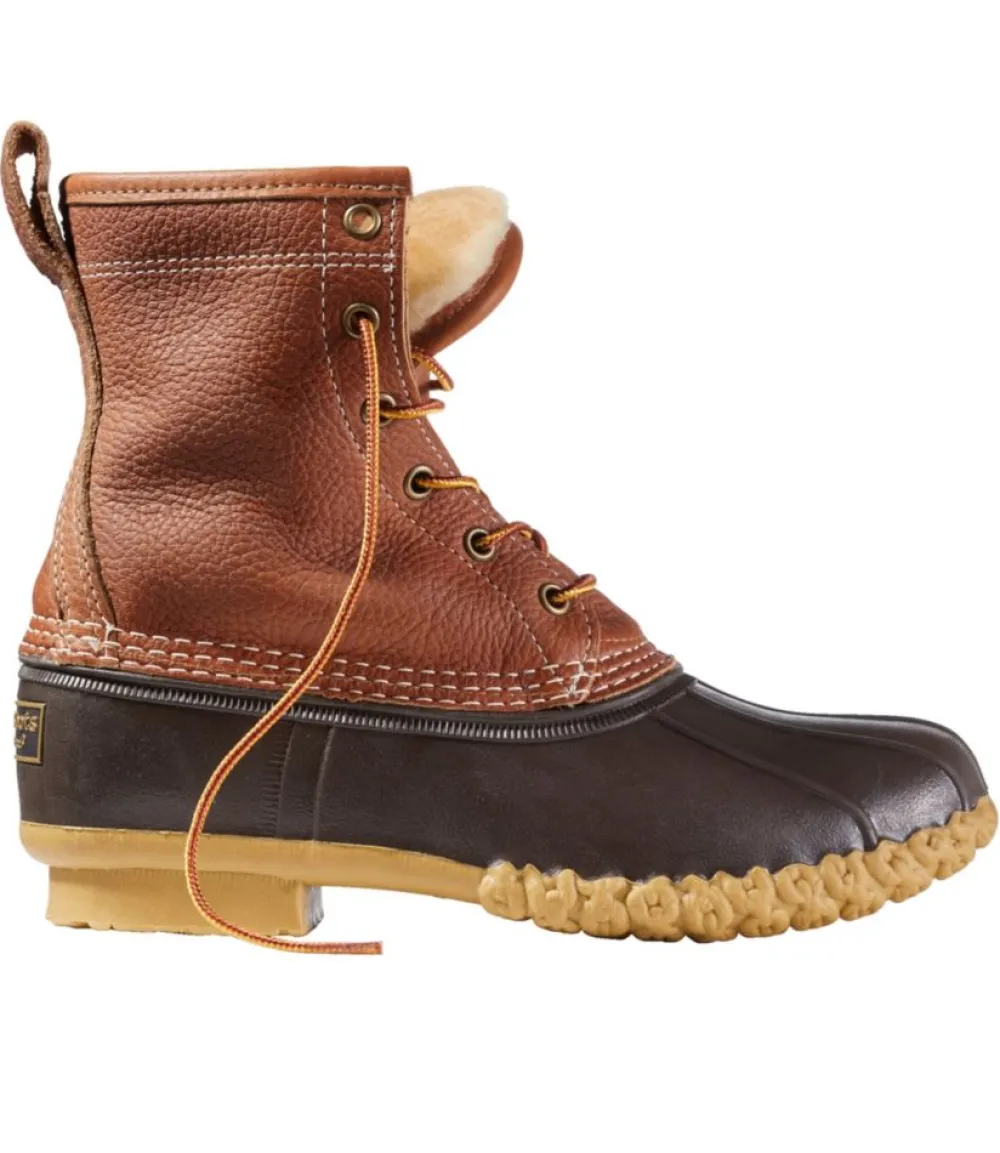 "Women's Bean Boots, 8" Shearling-Lined Insulated"-L.L.Bean New