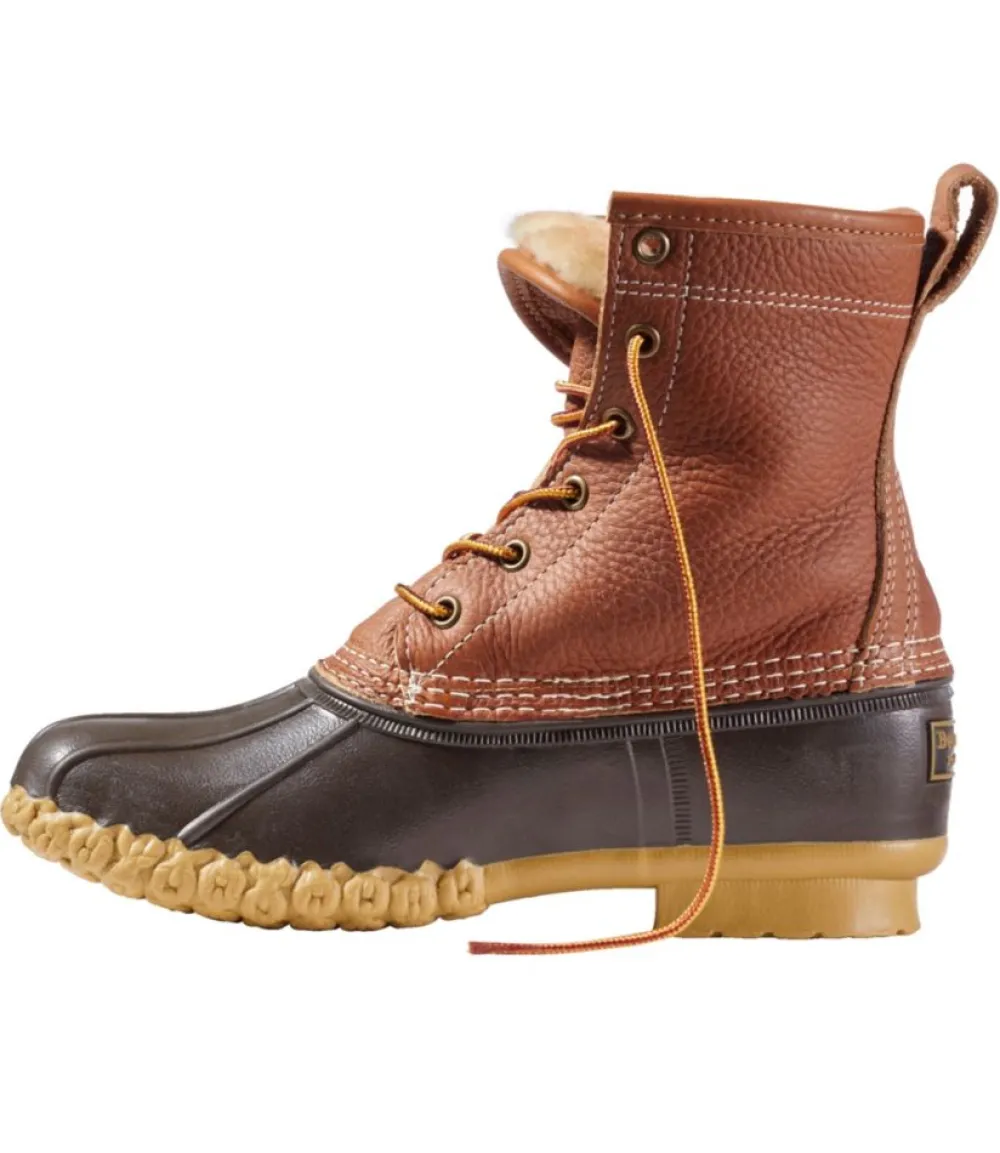 "Women's Bean Boots, 8" Shearling-Lined Insulated"-L.L.Bean New