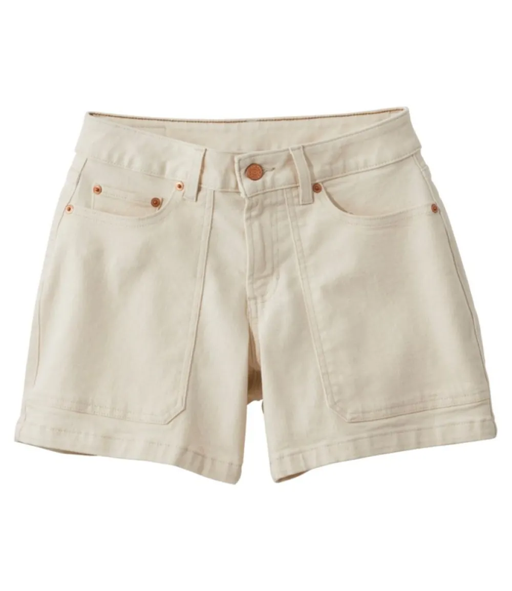 "Women's BeanFlex® Denim Short, Mid-Rise"-L.L.Bean Clearance