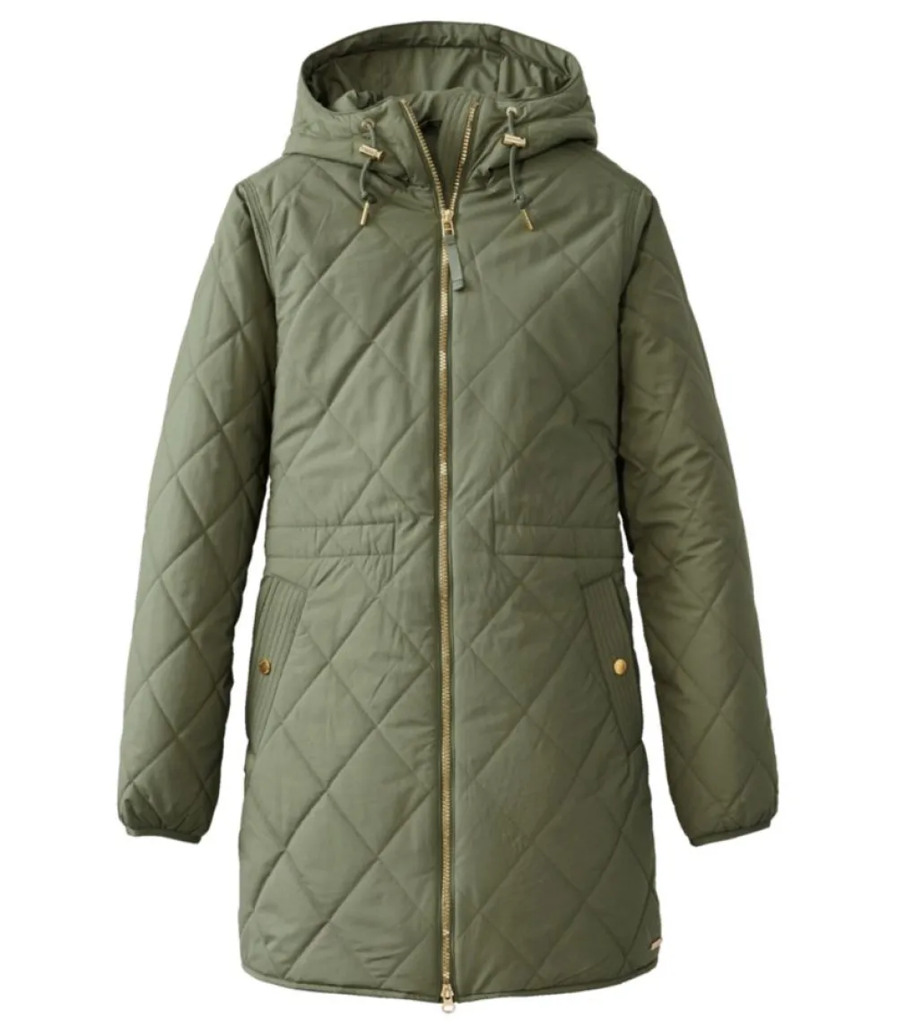 "Women's Bean's Cozy Quilted Coat"-L.L.Bean Flash Sale
