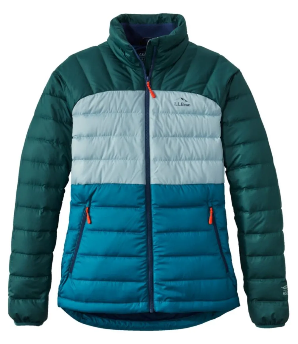 "Women's Bean's Down Jacket, Colorblock"-L.L.Bean Flash Sale