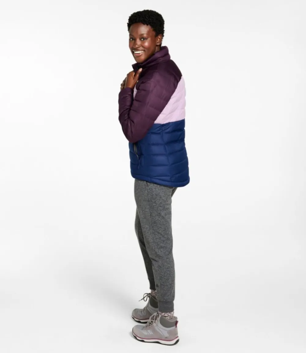 "Women's Bean's Down Jacket, Colorblock"-L.L.Bean Flash Sale