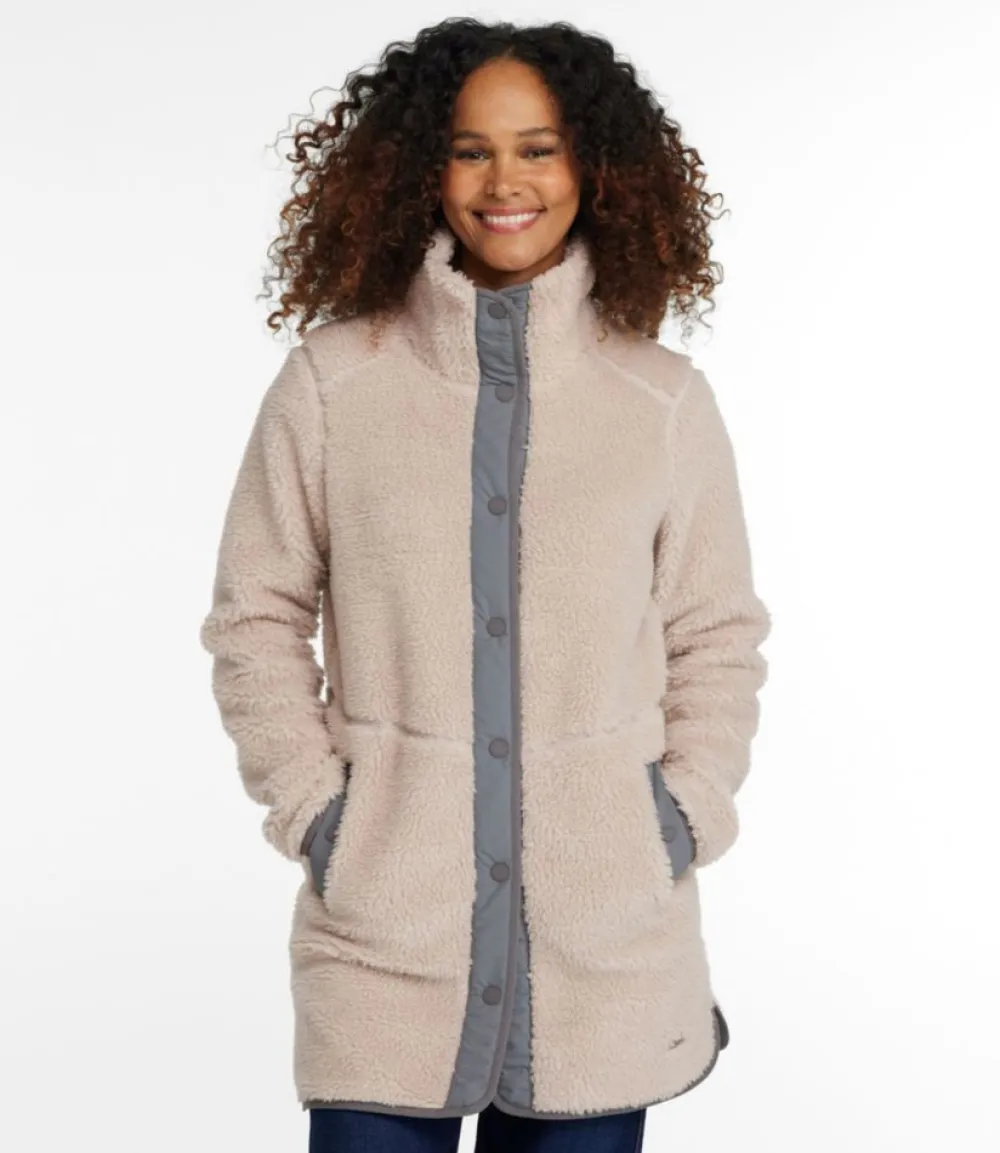 "Women's Bean's Sherpa Fleece Coat"-L.L.Bean Best