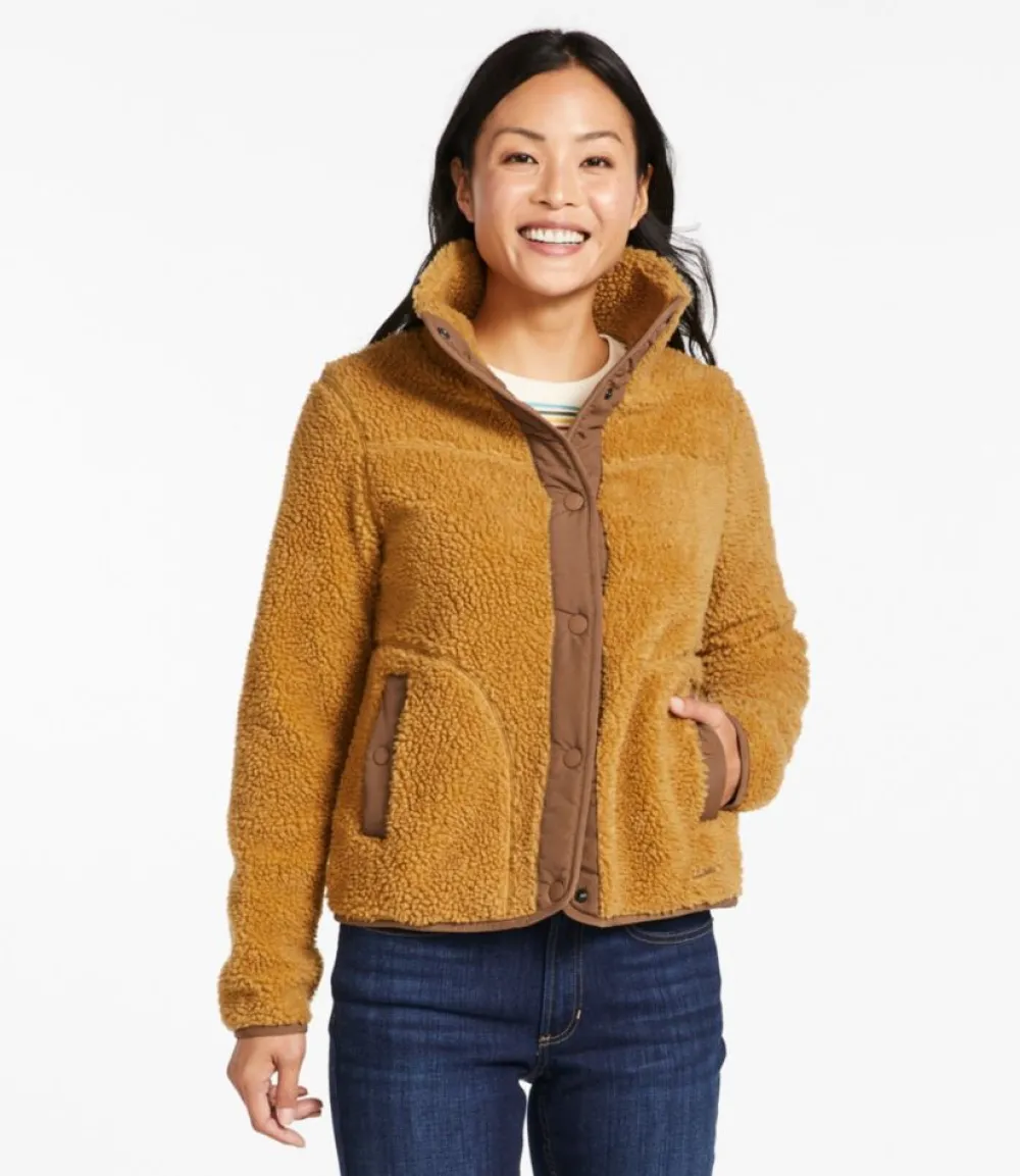 "Women's Bean's Sherpa Fleece Jacket"-L.L.Bean Best Sale