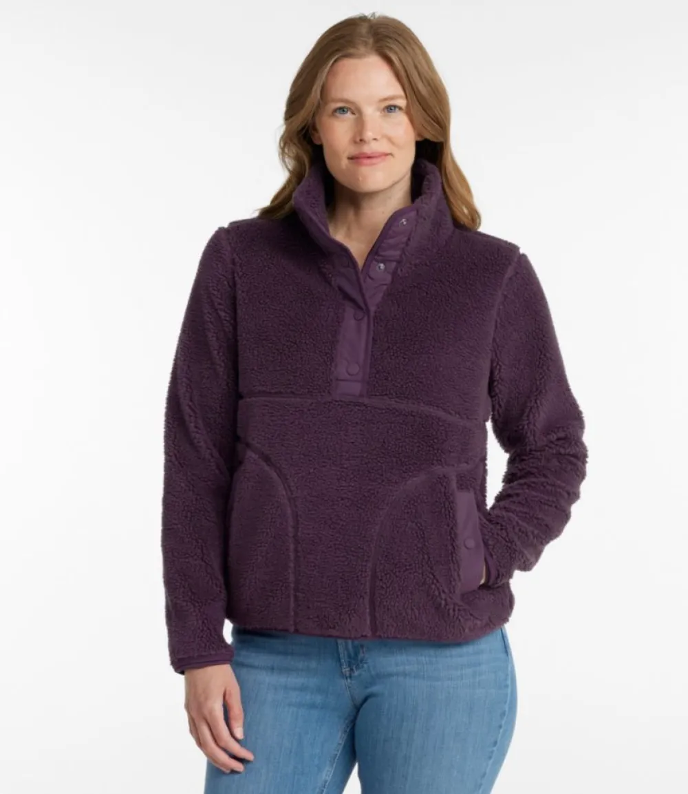 "Women's Bean's Sherpa Fleece Pullover"-L.L.Bean Cheap