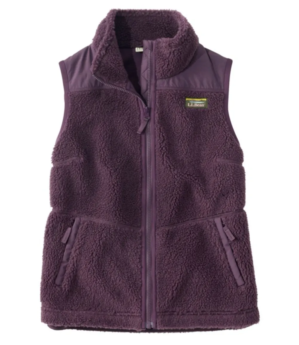 "Women's Bean's Sherpa Fleece Vest"-L.L.Bean Flash Sale