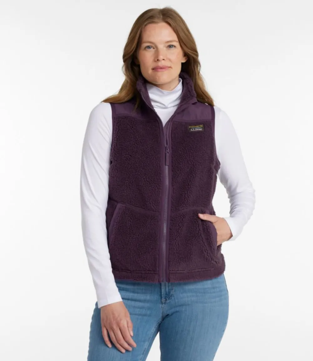"Women's Bean's Sherpa Fleece Vest"-L.L.Bean Flash Sale