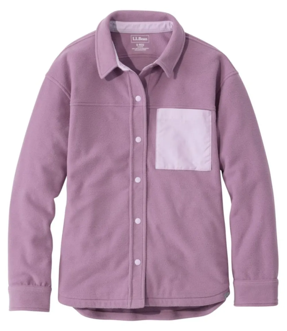"Women's Camp Fleece Overshirt"-L.L.Bean Sale