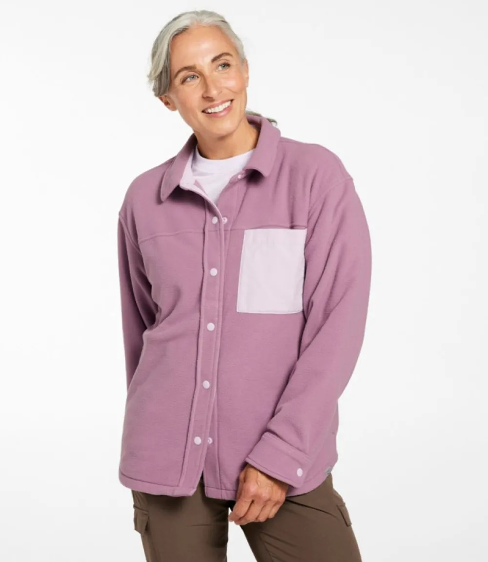 "Women's Camp Fleece Overshirt"-L.L.Bean Sale