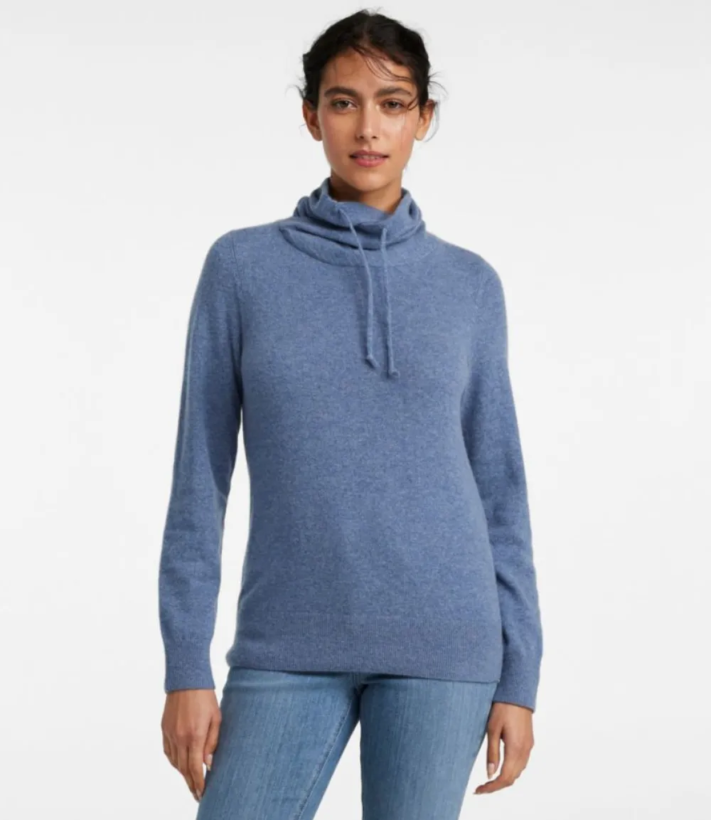 "Women's Classic Cashmere Sweater, Funnelneck"-L.L.Bean Fashion