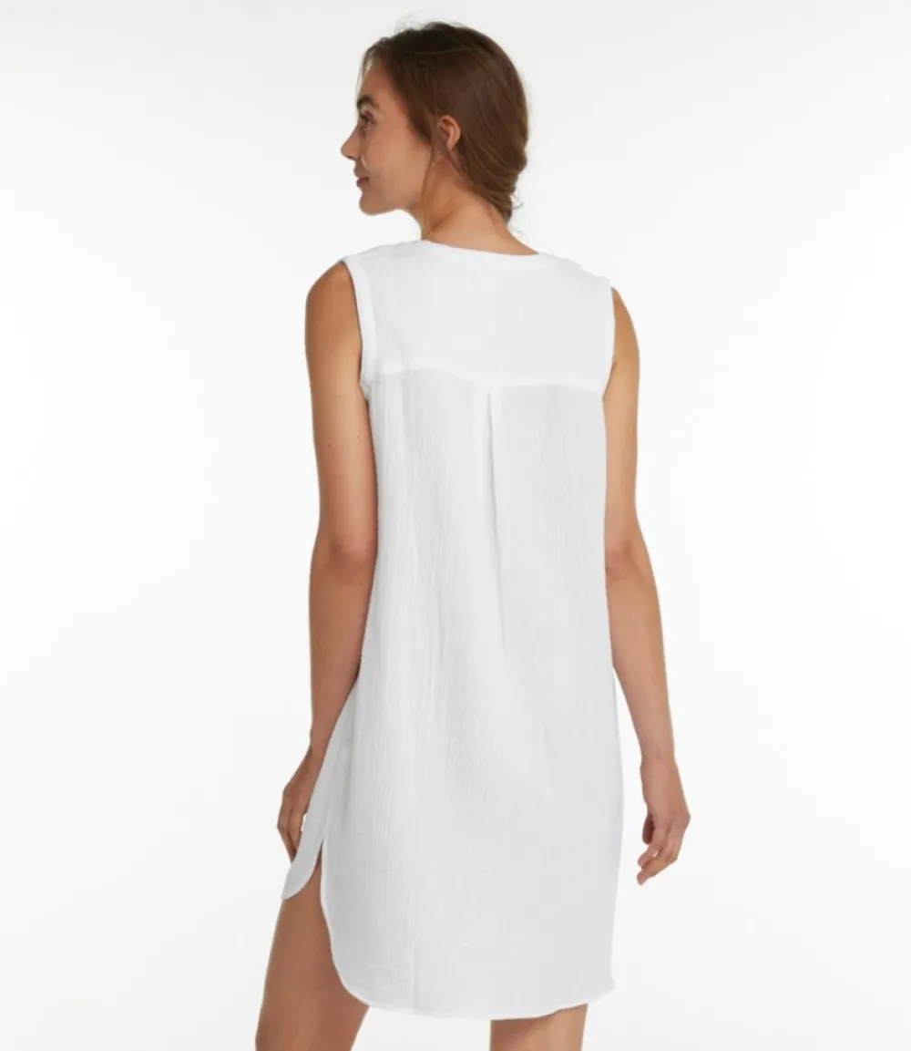 "Women's Cloud Gauze Cover-Up Dress"-L.L.Bean Hot