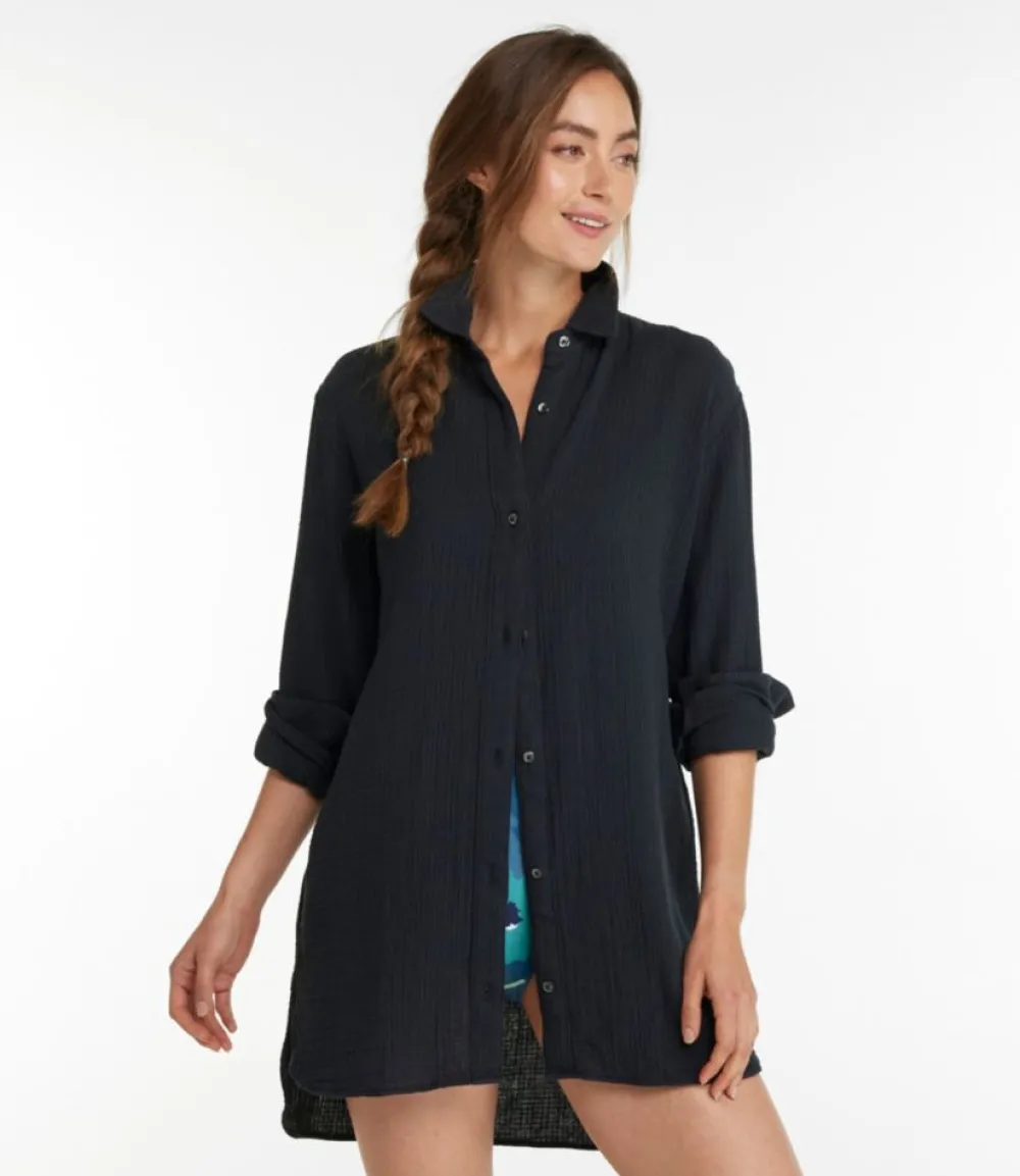 "Women's Cloud Gauze Cover-Up Shirt"-L.L.Bean Hot