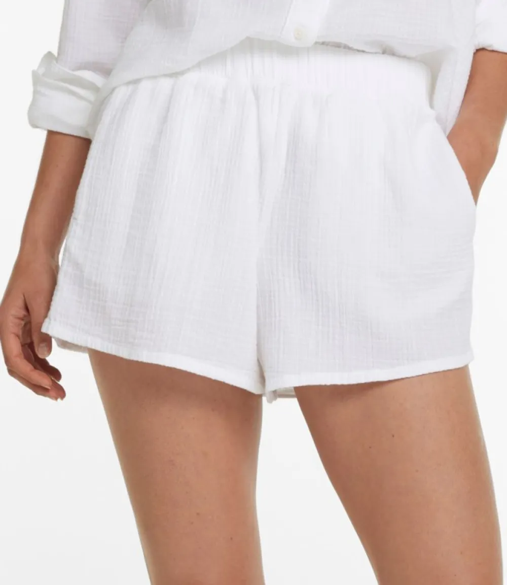 "Women's Cloud Gauze Cover-Up Shorts"-L.L.Bean Sale