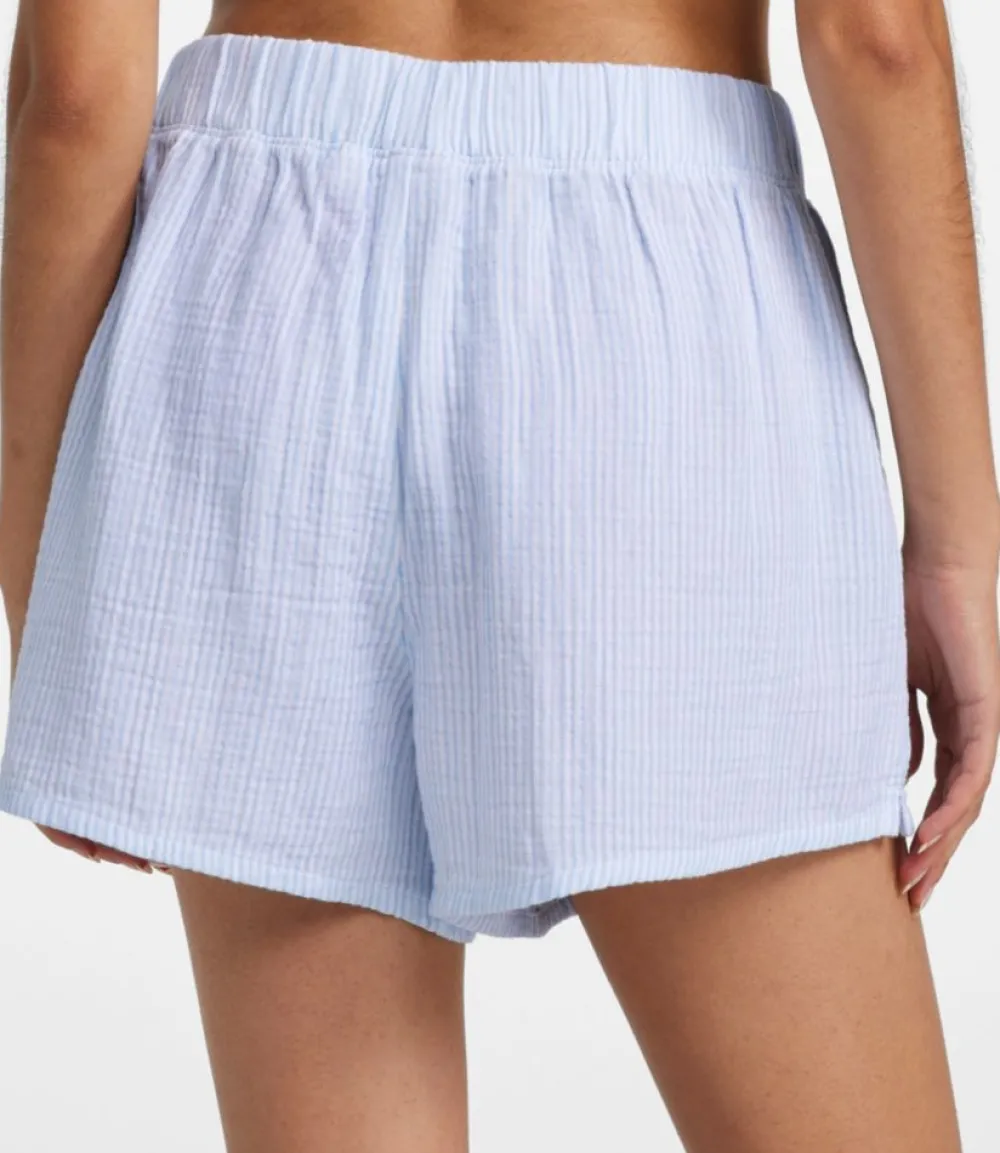 "Women's Cloud Gauze Cover-Up Shorts, Stripe"-L.L.Bean Outlet