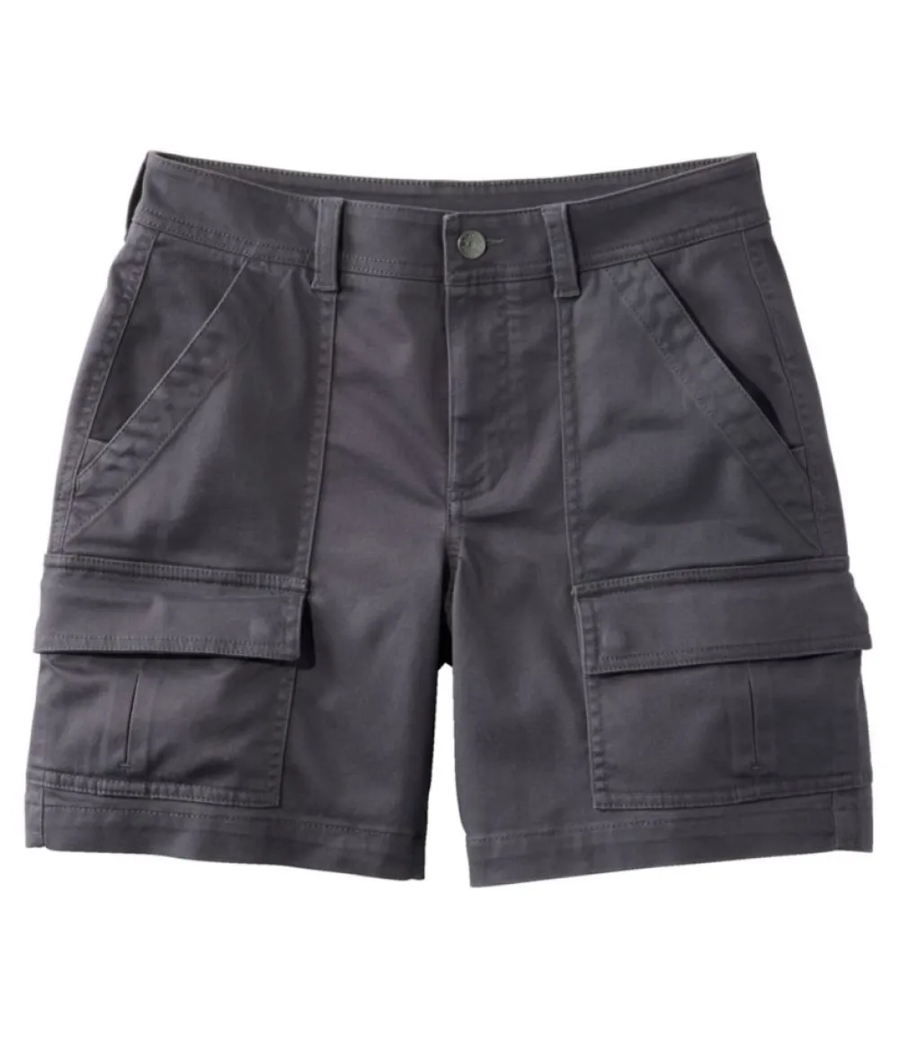 "Women's Comfort Stretch Shorts, Cargo 7""-L.L.Bean Best