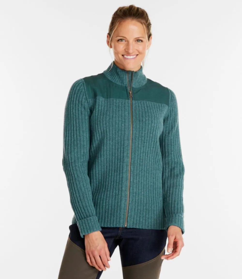 "Women's Commando Sweater, Full-Zip"-L.L.Bean Store