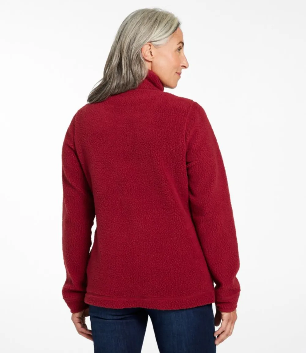 "Women's Cozy Cottage Fleece, Funnelneck Pullover"-L.L.Bean Discount