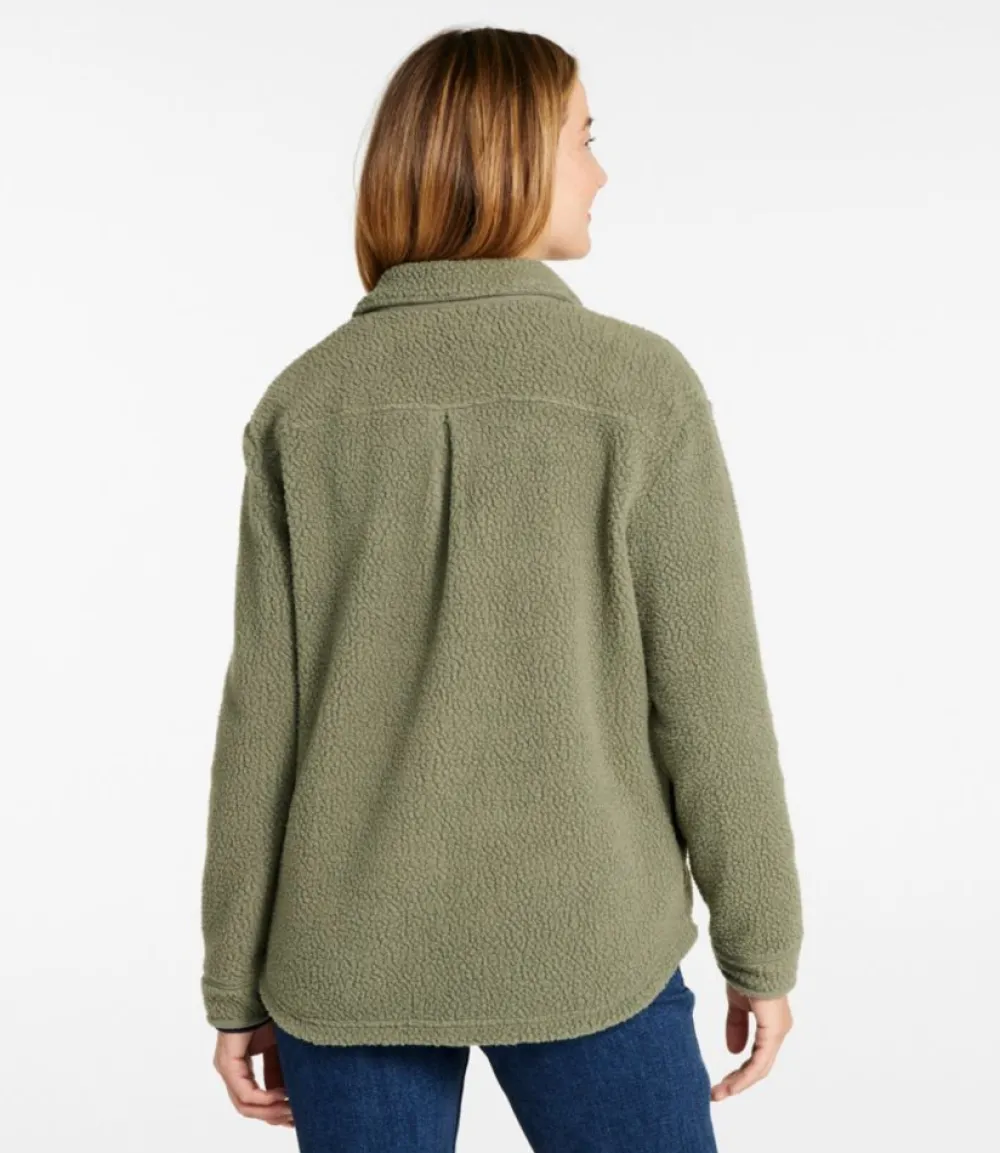 "Women's Cozy Cottage Fleece, Shirt"-L.L.Bean Fashion