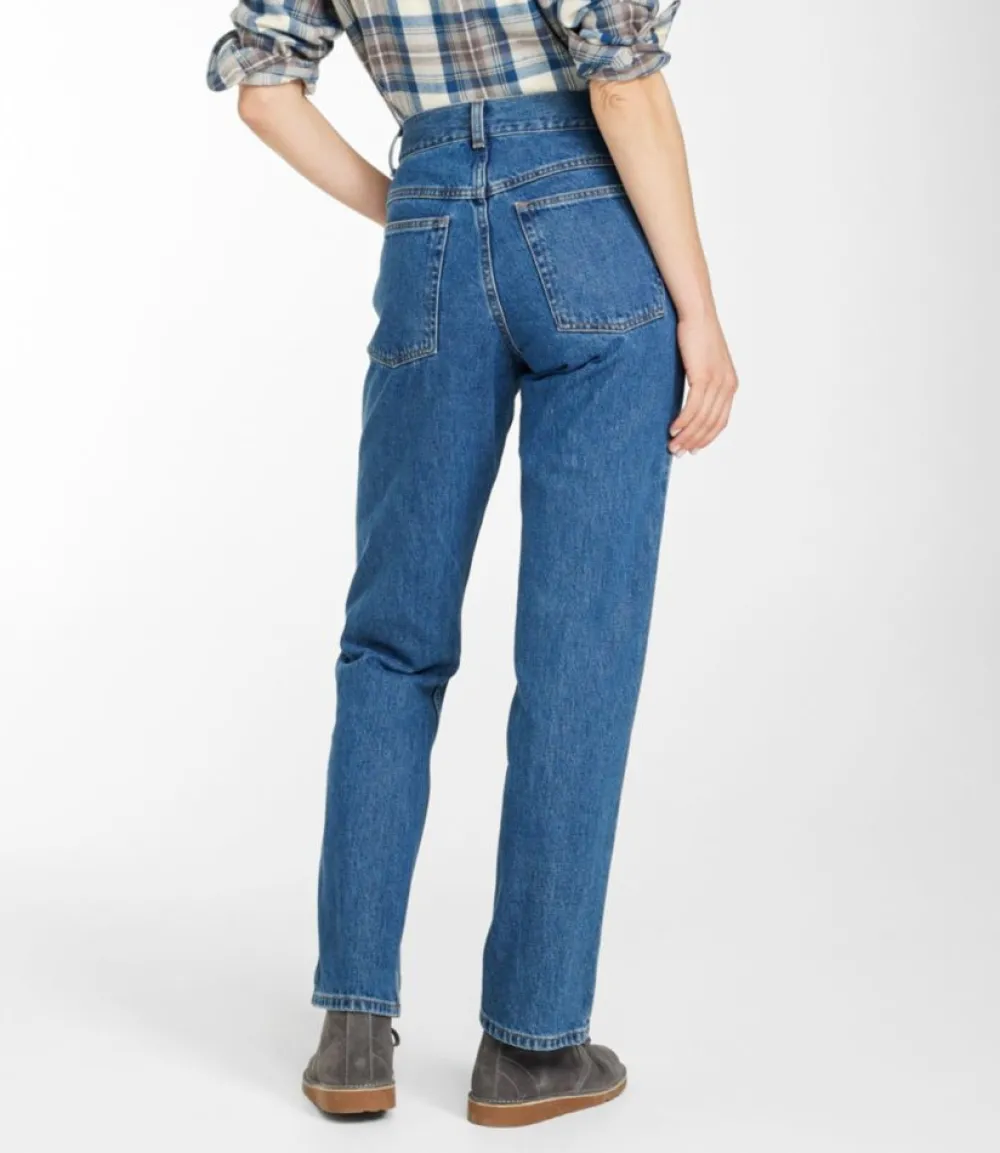 "Women's Double L® Jeans, Ultra High-Rise Straight-Leg"-L.L.Bean New