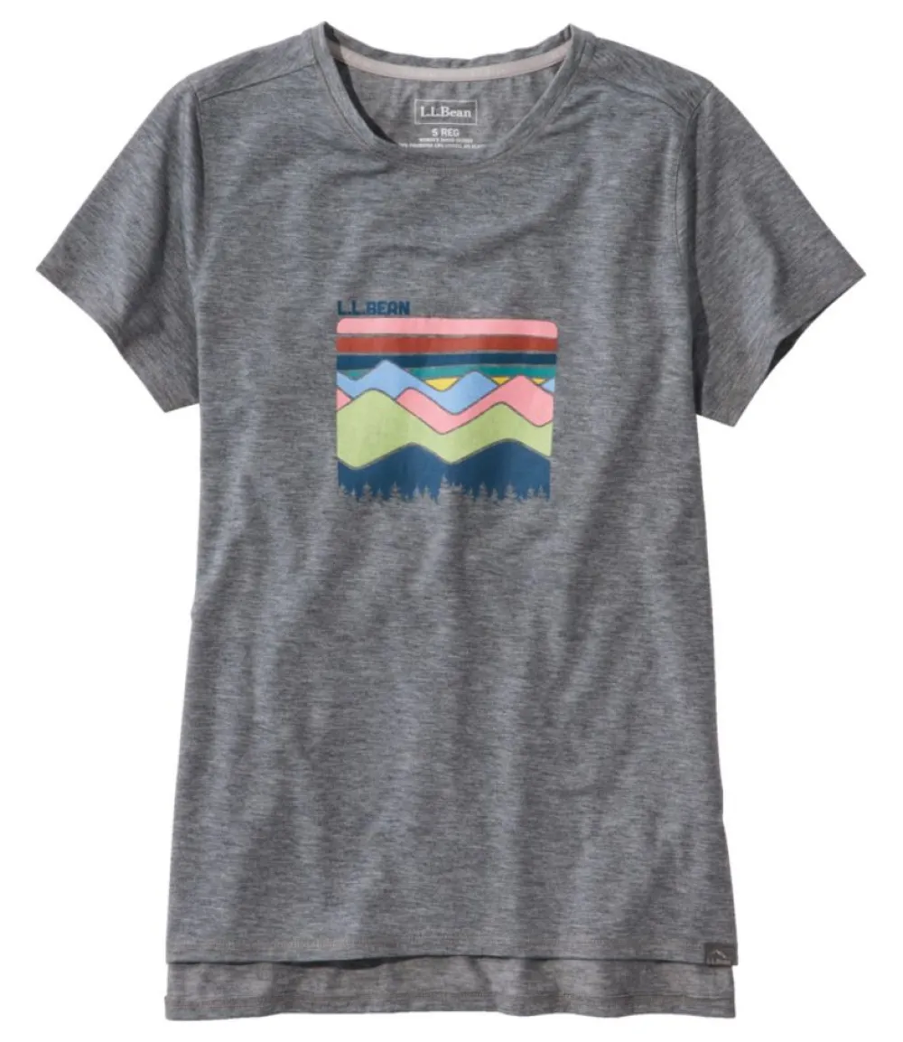 "Women's Everyday SunSmart® Tee, Short-Sleeve Graphic"-L.L.Bean Online
