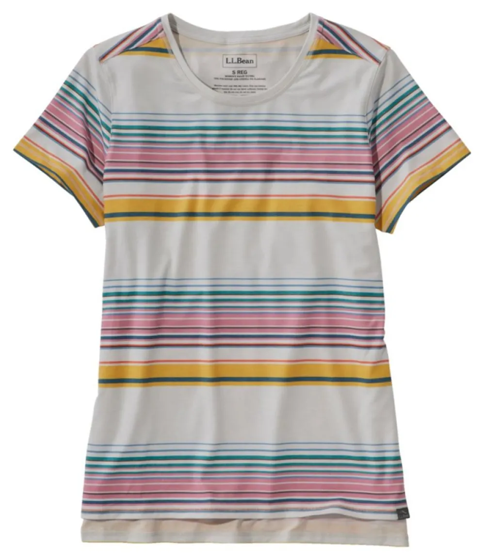 "Women's Everyday SunSmart® Tee, Short-Sleeve Stripe"-L.L.Bean Cheap