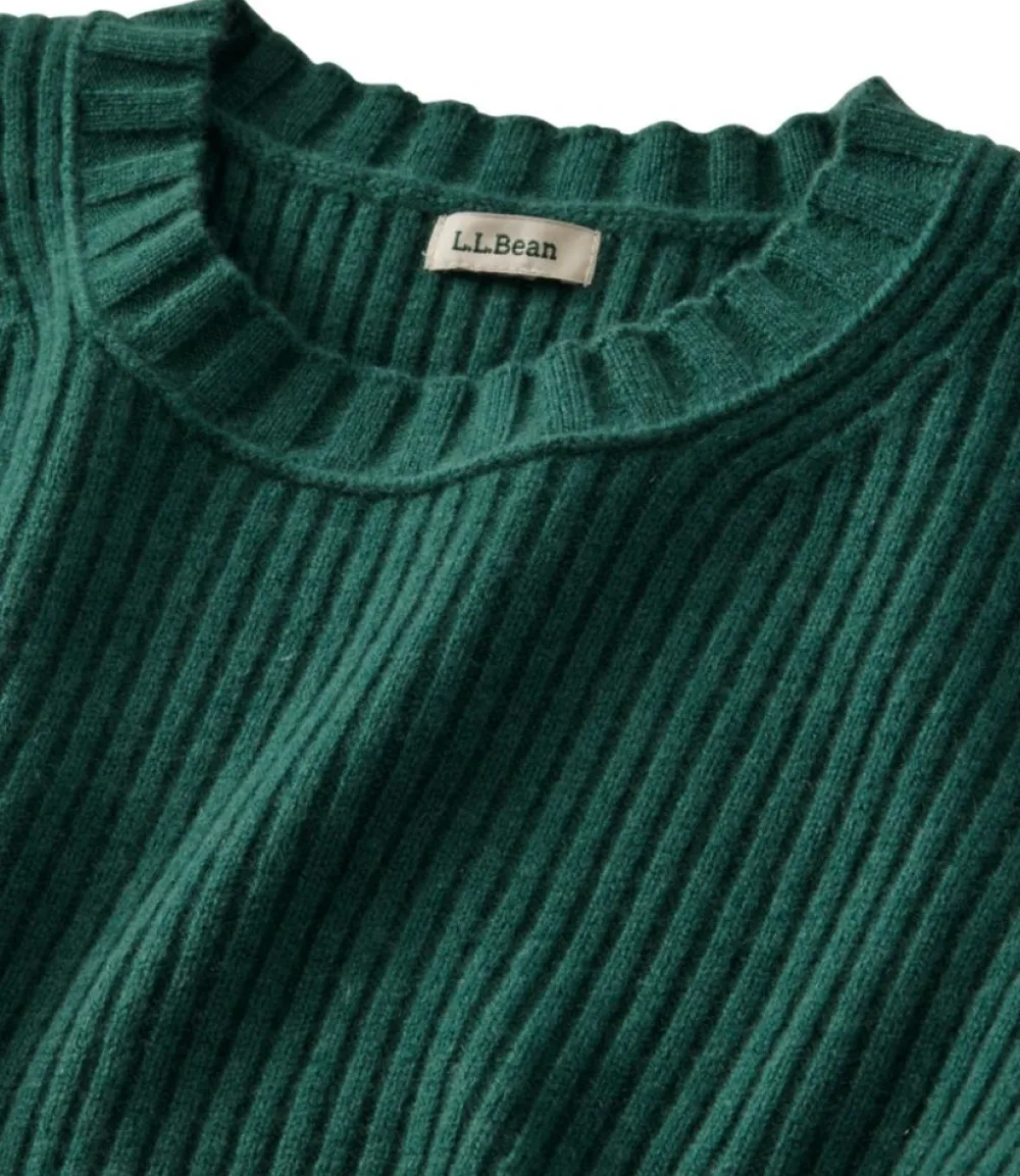 "Women's Heritage Heirloom Wool/Cashmere Sweater, Crewneck"-L.L.Bean Discount