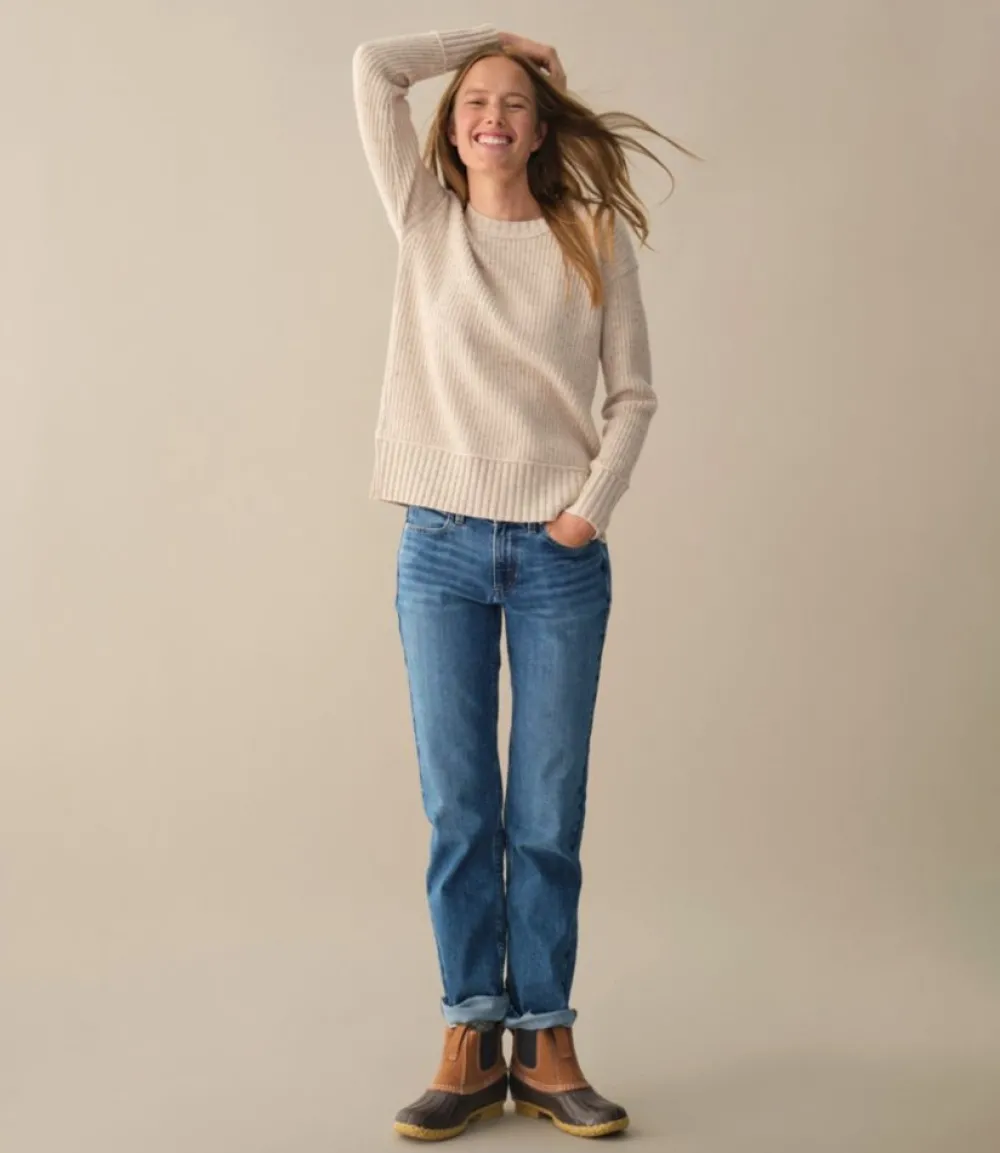 "Women's Heritage Heirloom Wool/Cashmere Sweater, Crewneck"-L.L.Bean Discount