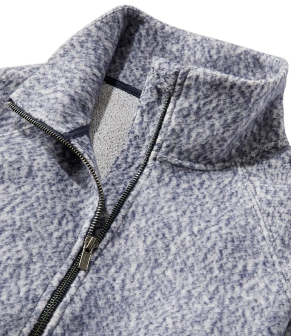 "Women's Heritage Marled Fleece, Zip Cardigan"-L.L.Bean Fashion