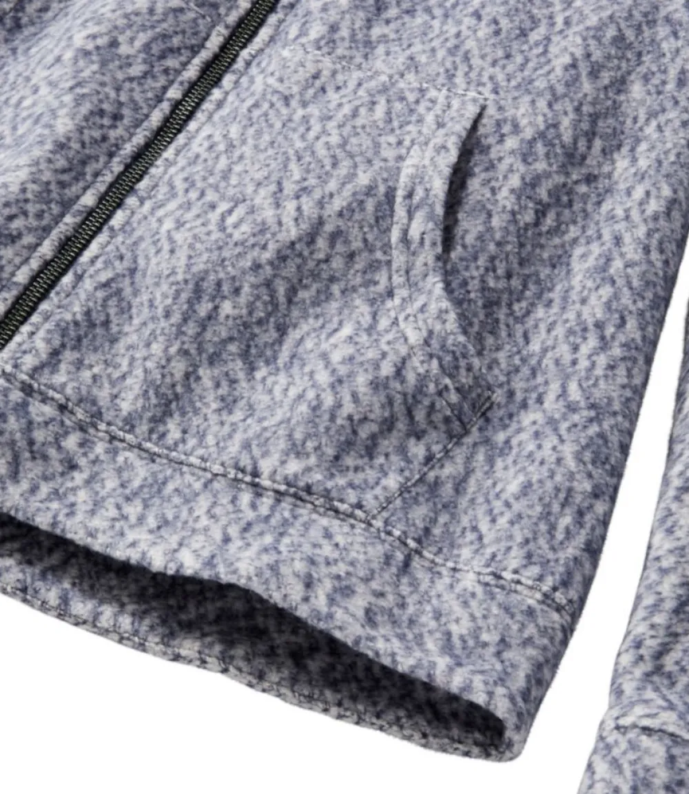 "Women's Heritage Marled Fleece, Zip Cardigan"-L.L.Bean Fashion