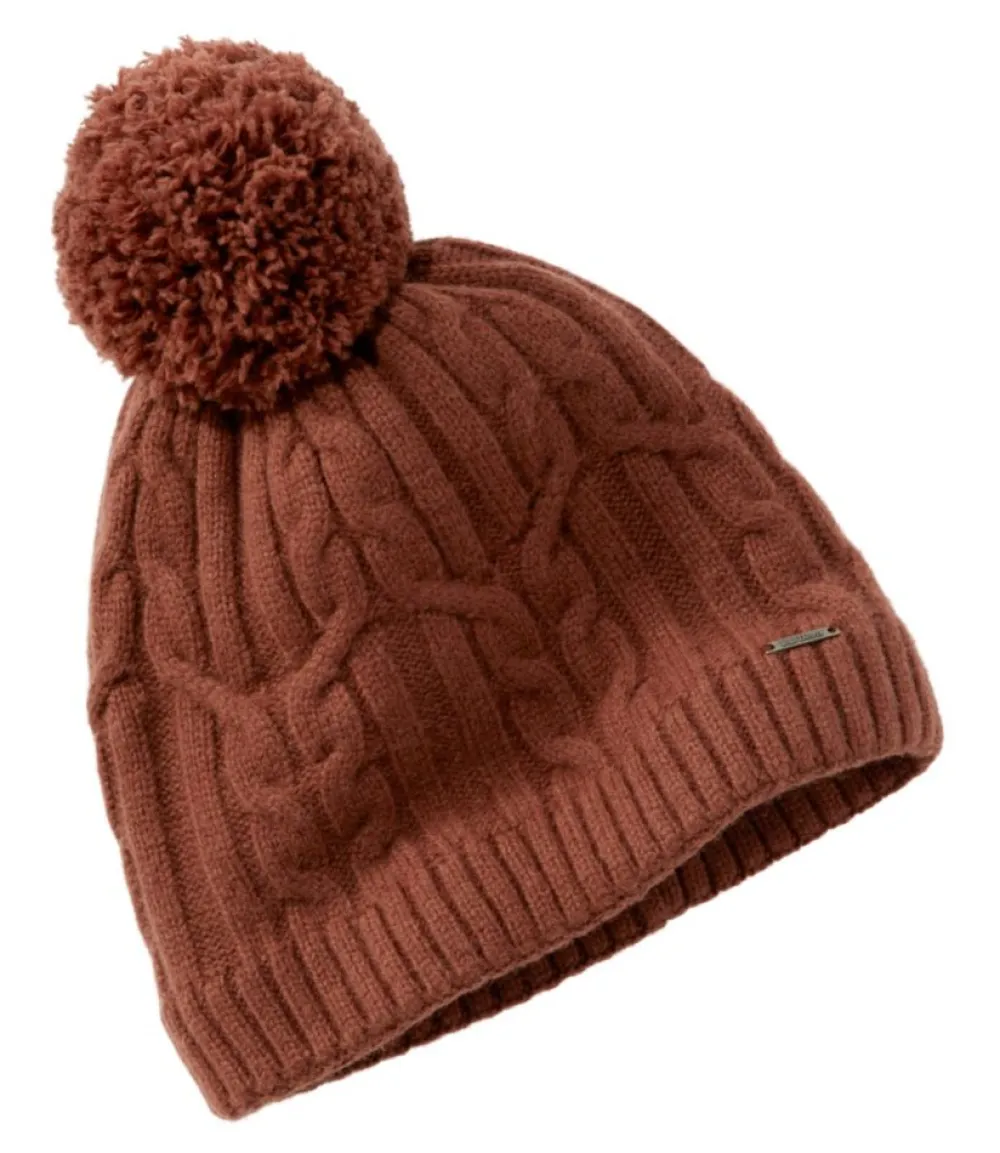 "Women's Heritage Wool Windproof Pom Hat"-L.L.Bean Sale