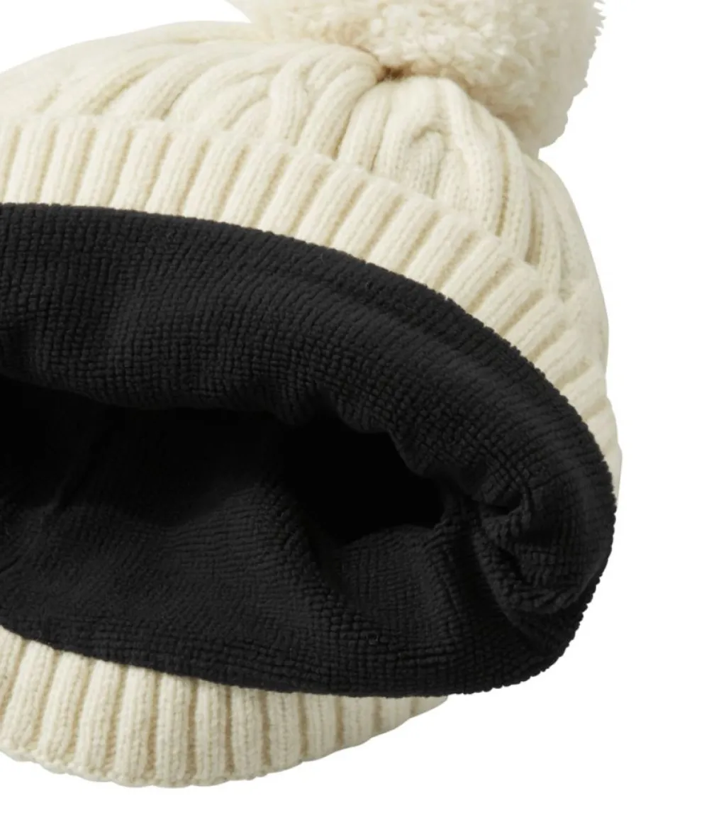 "Women's Heritage Wool Windproof Pom Hat"-L.L.Bean Sale