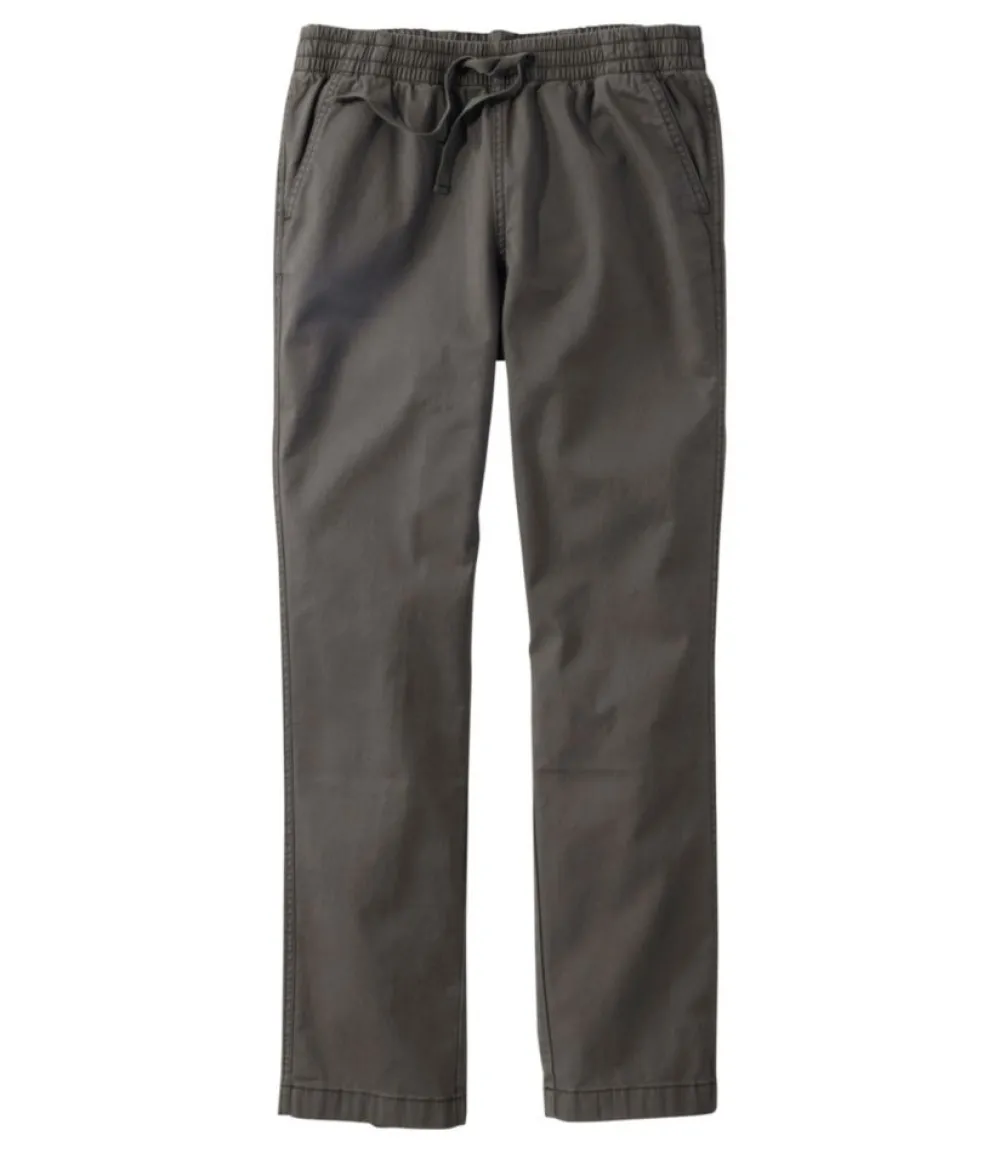 "Women's Lakewashed Chino Pants, Mid-Rise Pull-On Ankle"-L.L.Bean Cheap