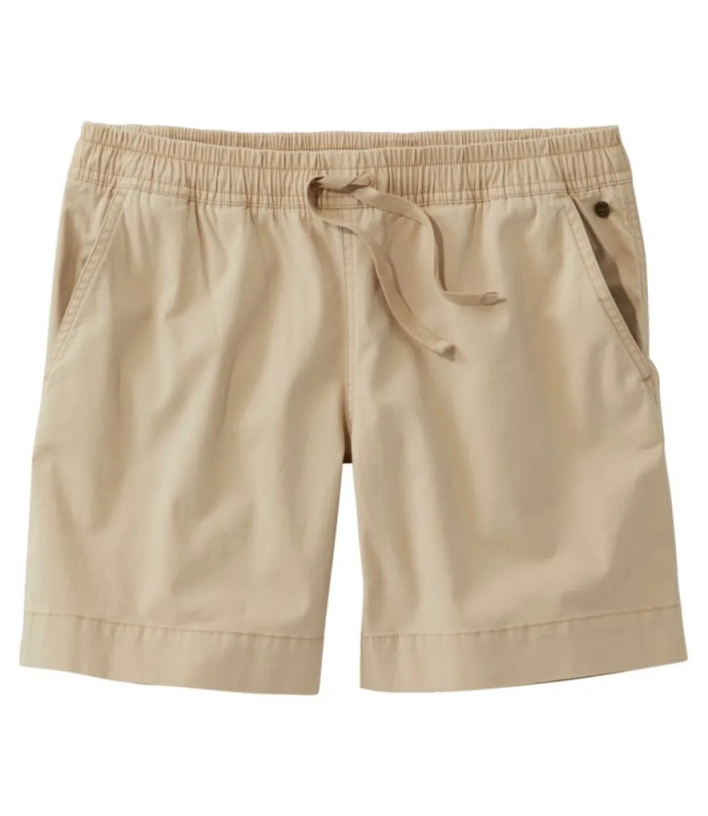 "Women's Lakewashed Dock Shorts, Mid-Rise"-L.L.Bean Cheap